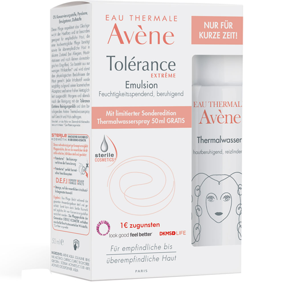 Avène Tolérance Extrême Emulsion + 50 ml Thermalwasser ...