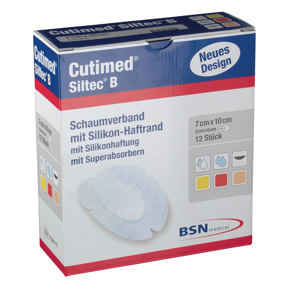 Cutimed® Siltec® B 7 x 10 cm