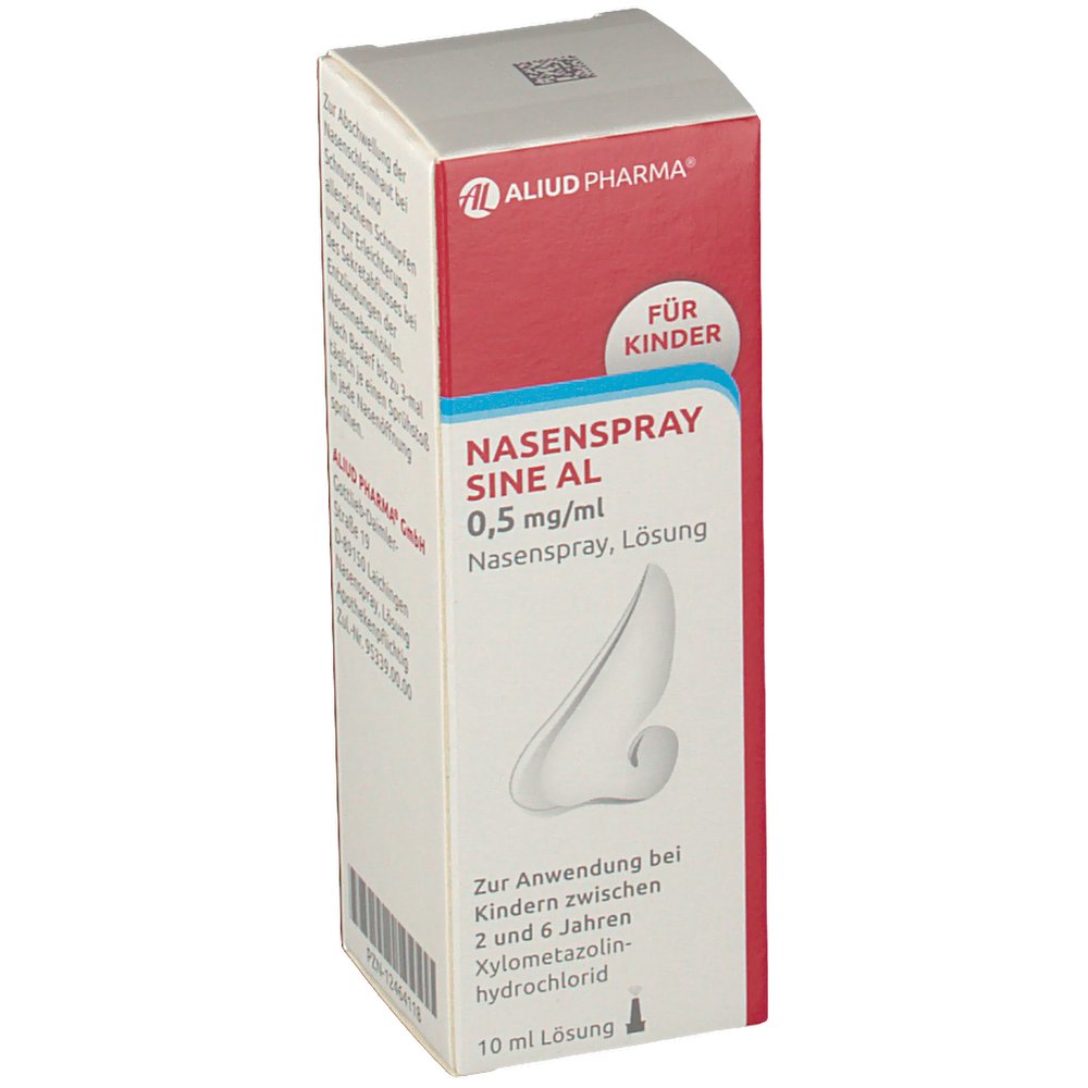 Nasenspray Sine AL 0,5 mg/ml für Kinder