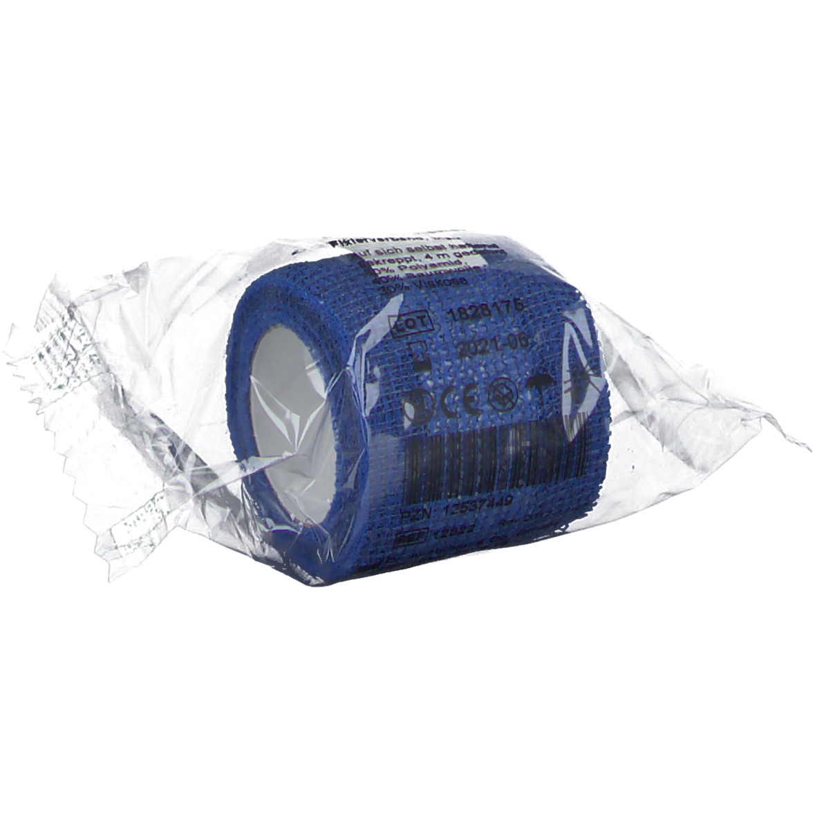 Piratoplast® Fixierbinde 4 cm x 4 m blau