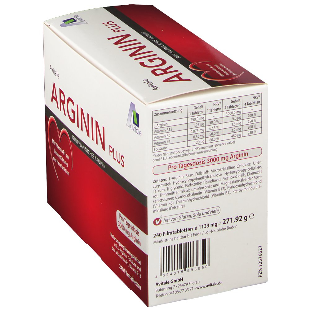 Avitale Arginin Plus Shop