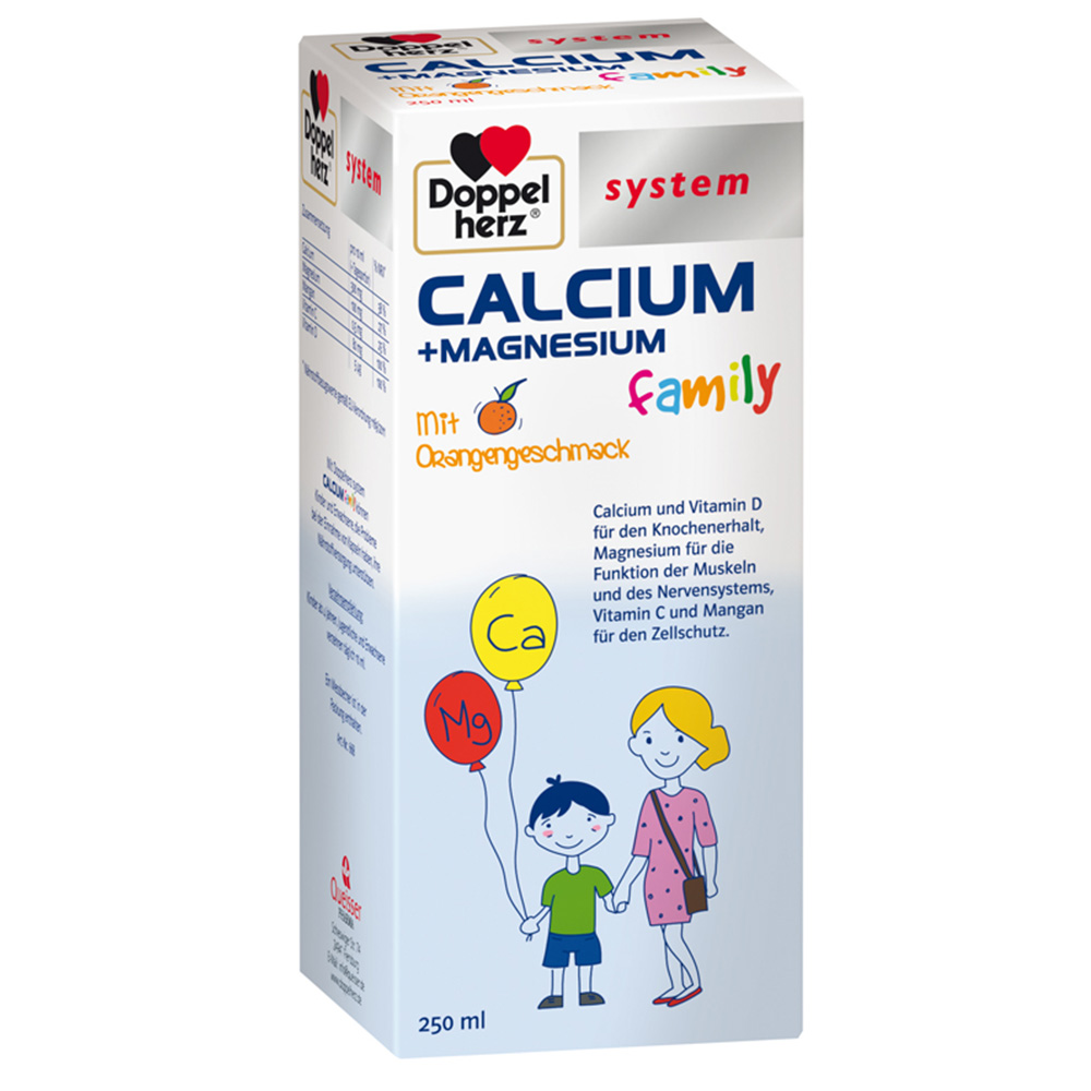 Doppelherz® system Calcium + Magnesium family