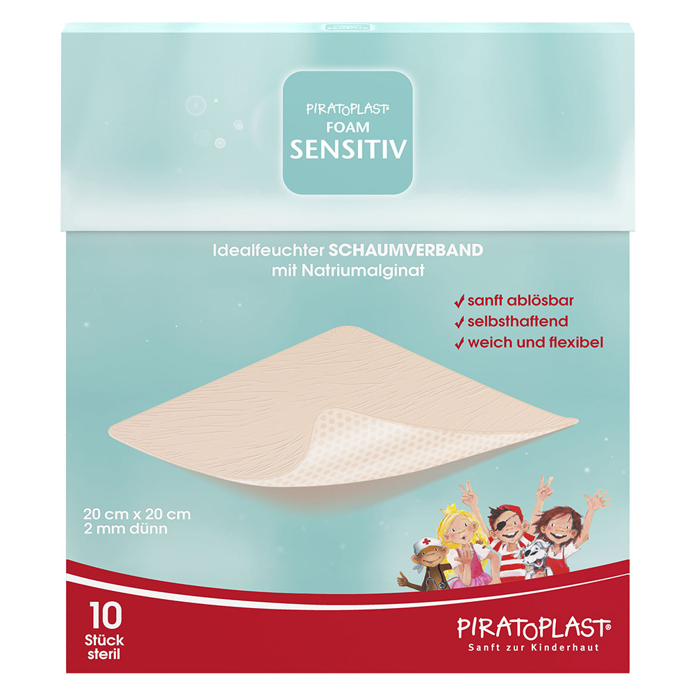 Piratoplast® Foam Sensitive 20 x 20 cm steril