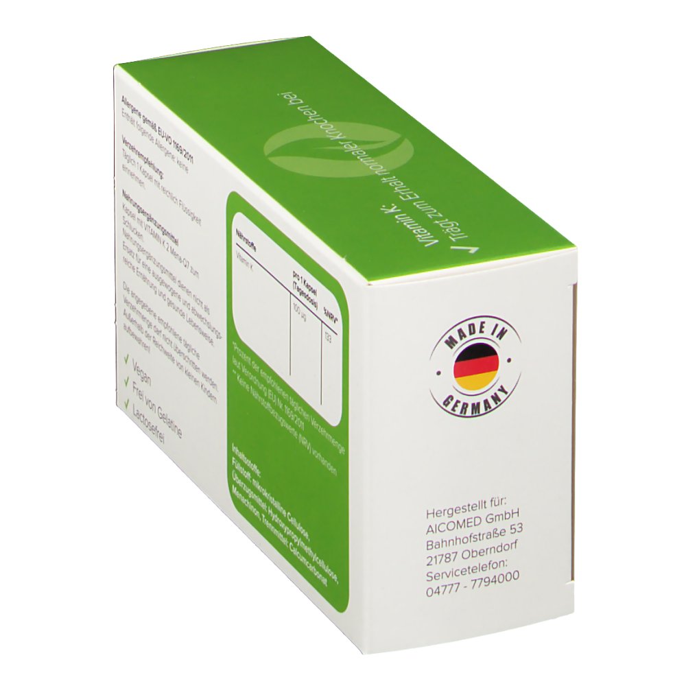 VITAMIN K2 MenaQ7 aicopure 100 µg