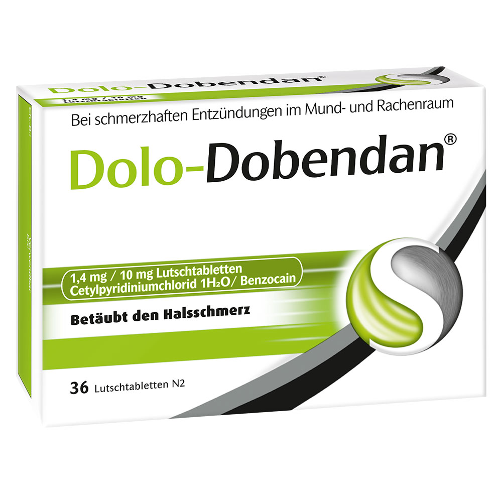 Dolo-Dobendan® 1,4 mg / 10 mg Lutschtabletten bei Halsschmerzen