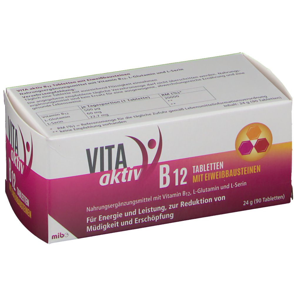 VITA Aktiv B 12 TABLETTEN Mit Eiweißbausteinen - Shop-apotheke.com