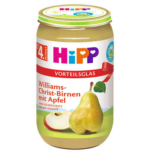 HiPP Williams-Christ-Birnen mit Apfel