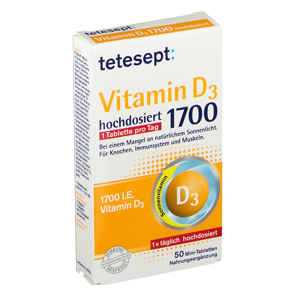 tetesept Vitamin D3 1.700 hochdosiert