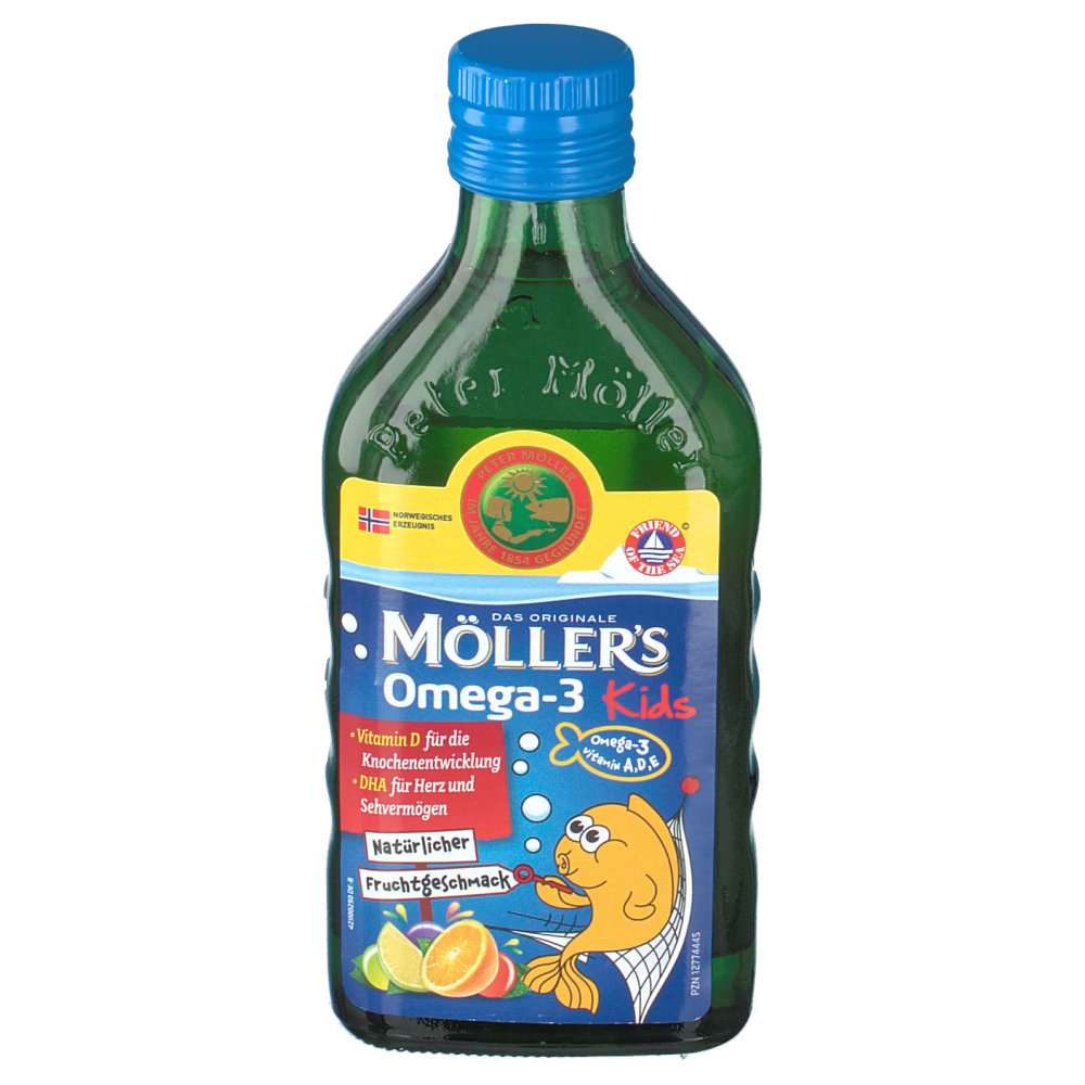 MÖLLER'S Omega3 Kinder natürlicher Fruchtgeschmack