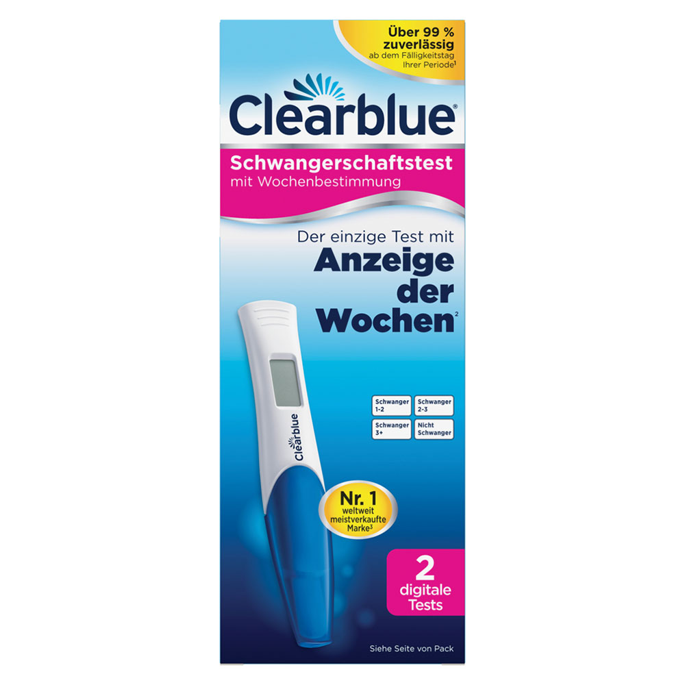 Clearblue® Schwangerschaftstest mit Wochenbestimmung ...