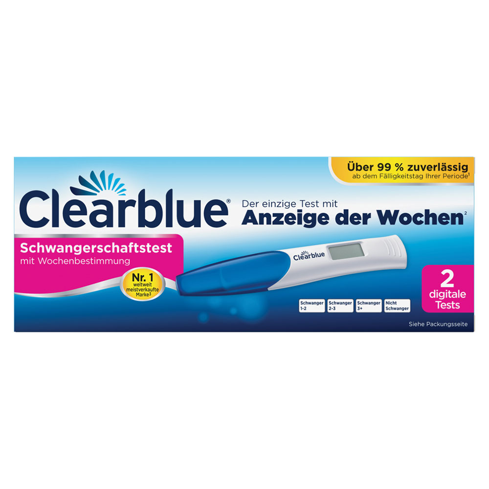 Clearblue® Schwangerschaftstest mit Wochenbestimmung