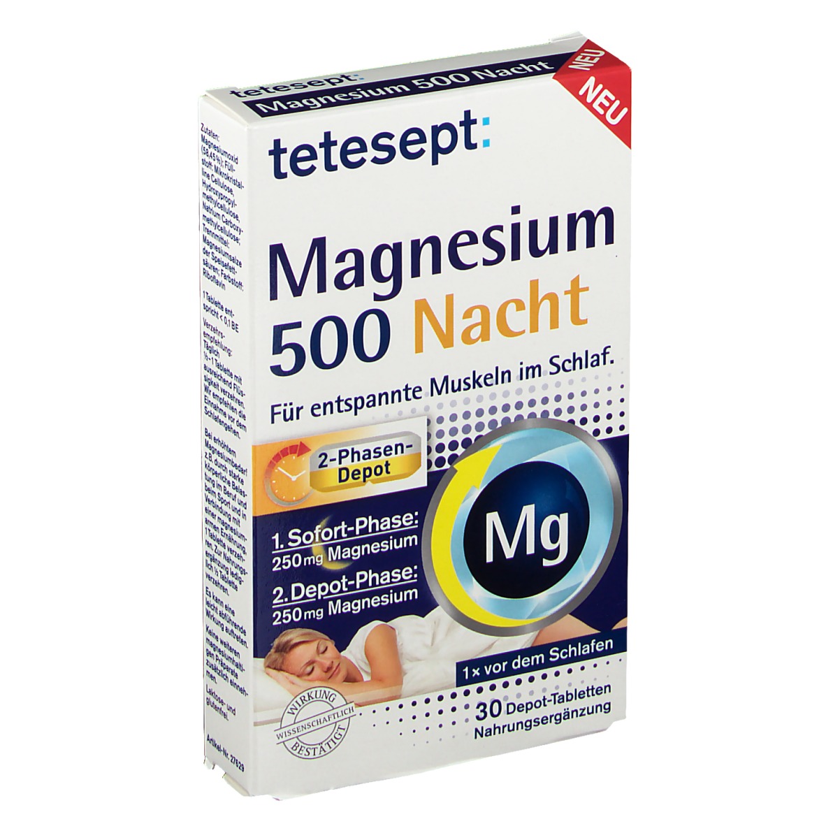 tetesept® Magnesium 500 Nacht