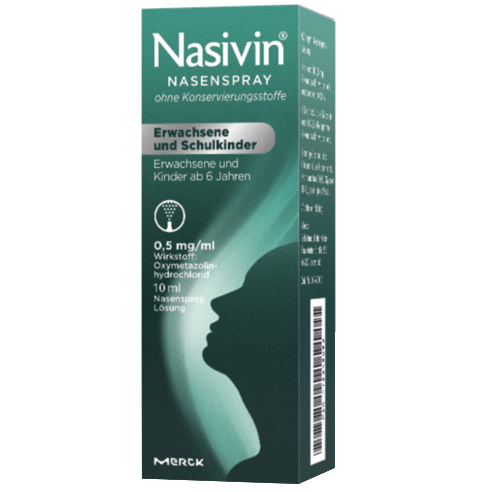 Nasivin® Nasenspray für Erwachsene und Kleinkinder ohne Konservierungsstoffe