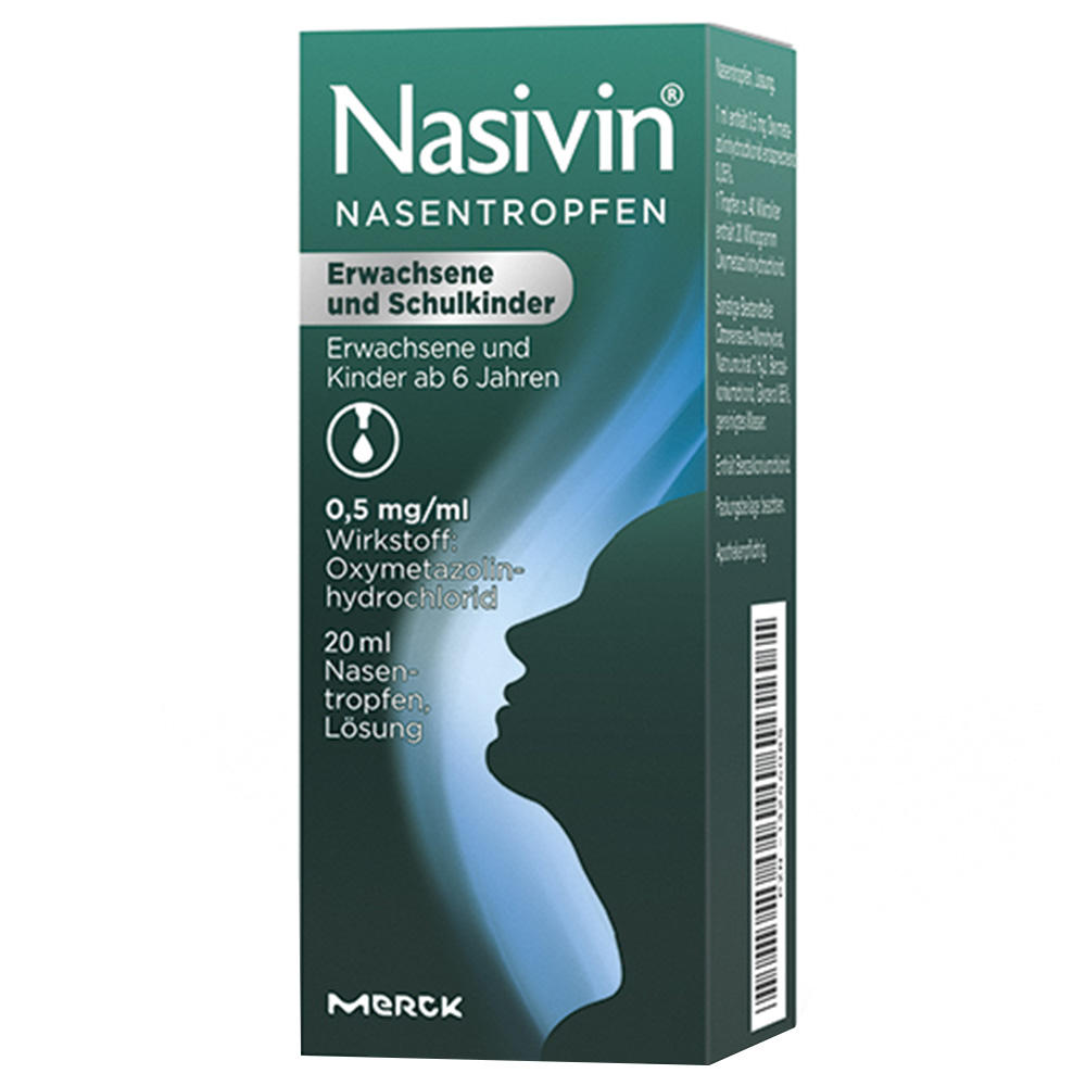 Nasivin® Nasentropfen für Erwachsene und Schulkinder