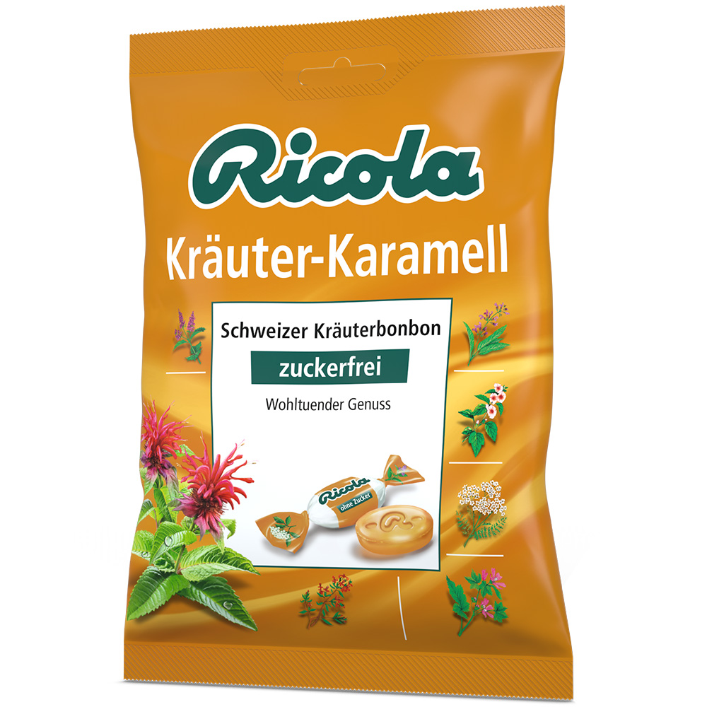 Ricola Kräuter-Karamell Bonbons 75 g zuckerfrei