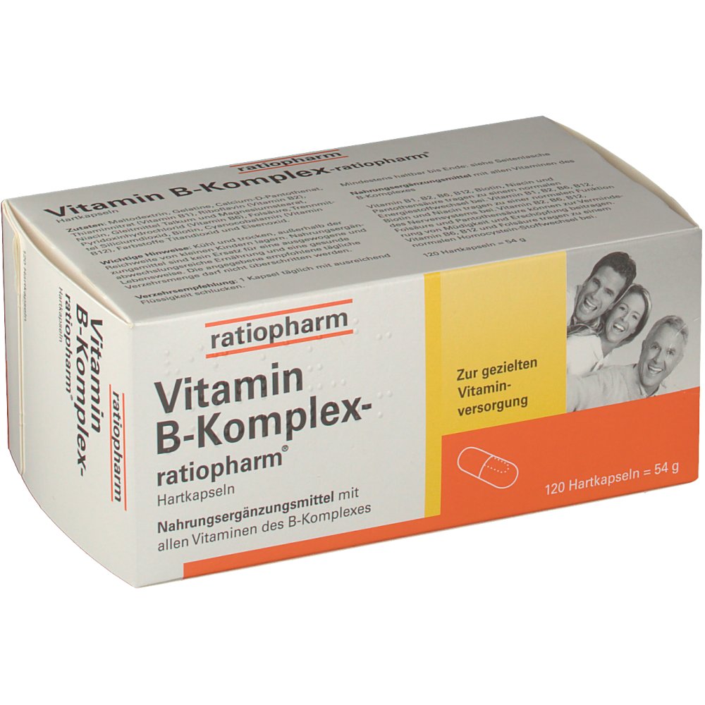 Vitamin B-Komplex-ratiopharm® Kapseln - Shop-apotheke.com