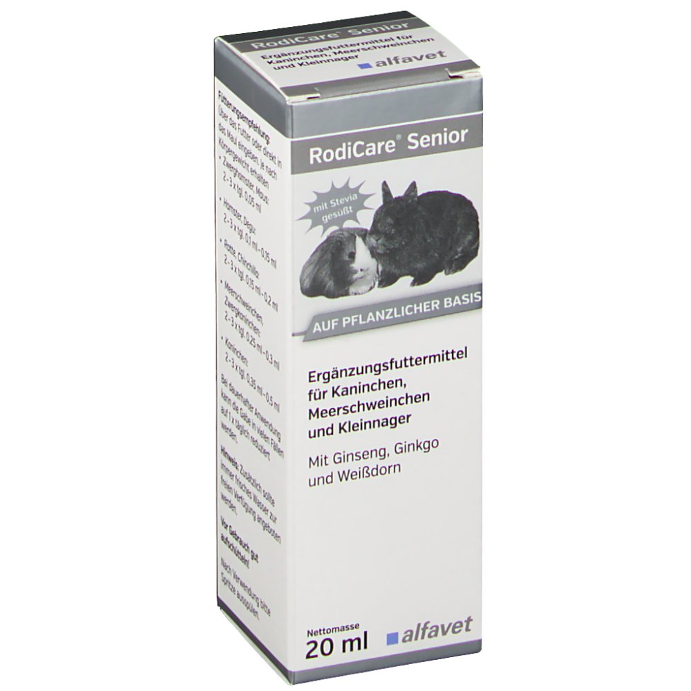 RodiCare® Senior für Kaninchen, Meerschweinchen und Kleinnager