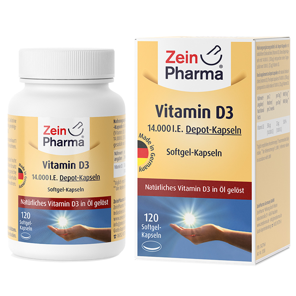 Vitamin D3 14.000 I.e. Softgel-Kapseln