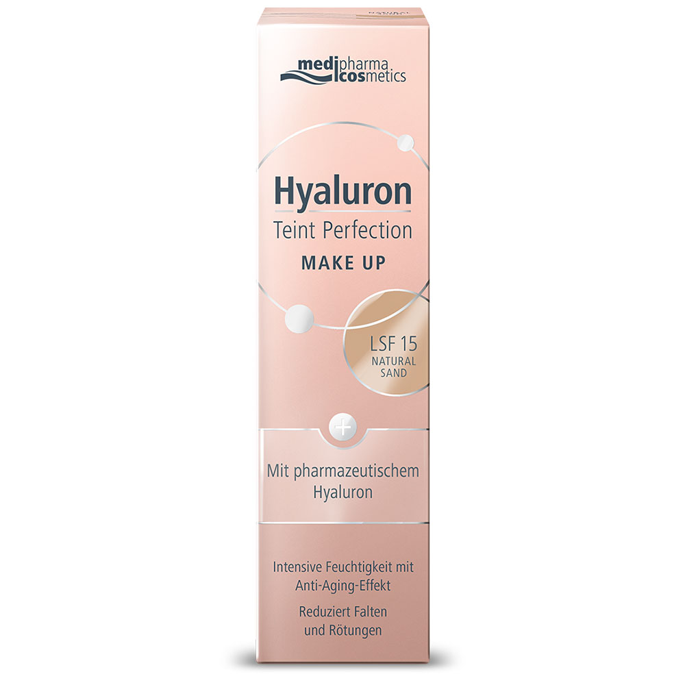 medipharma cosmetics Hyaluron Teint perfection Make Up Natural Sand LSF ...