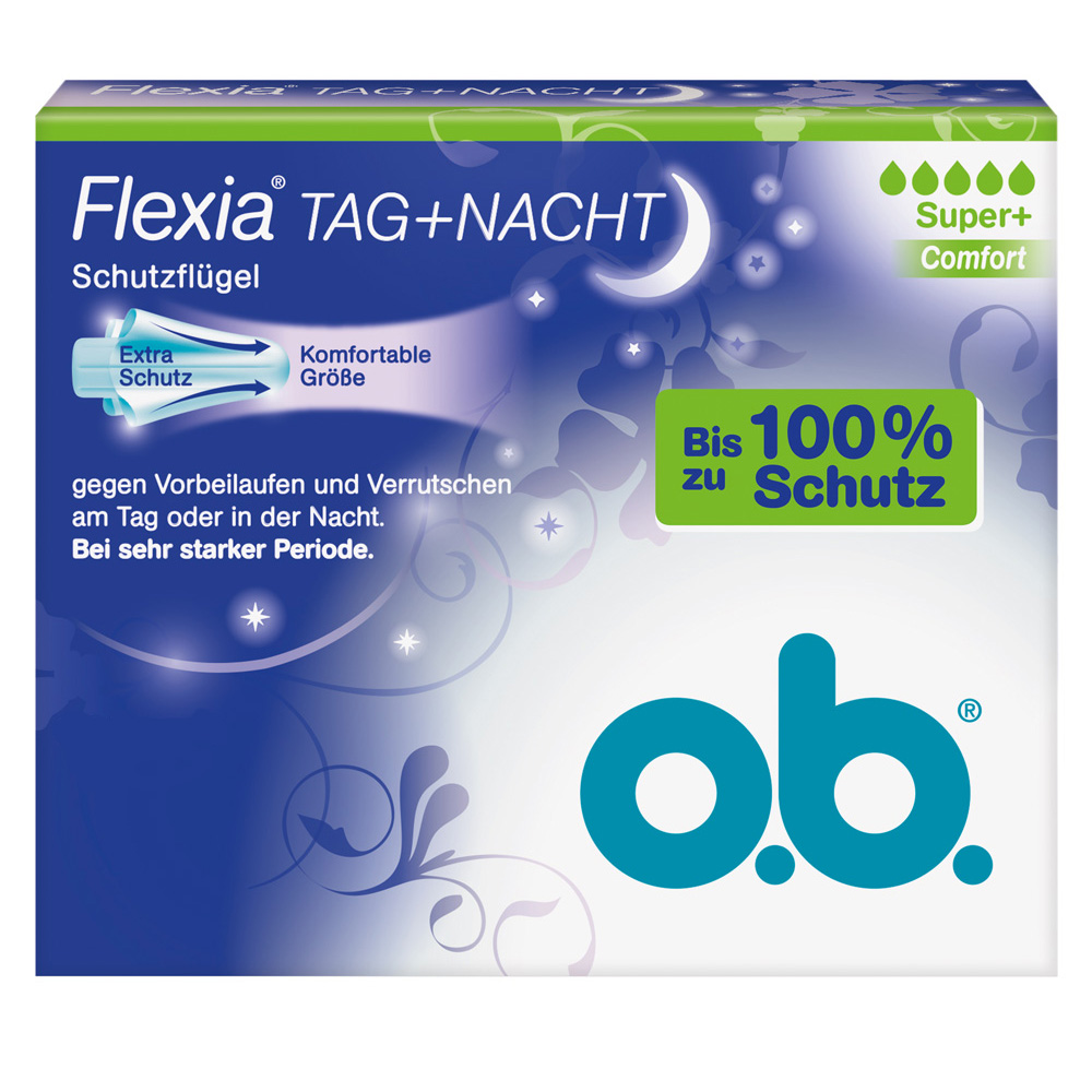 o.b.® Tampons Flexia super+