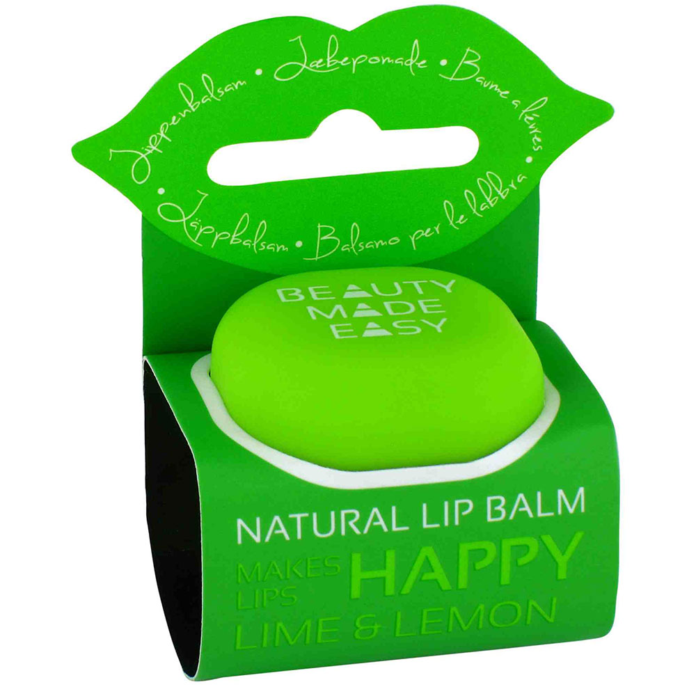 Beauty made Easy natural Lip Balm Lime & Lemon