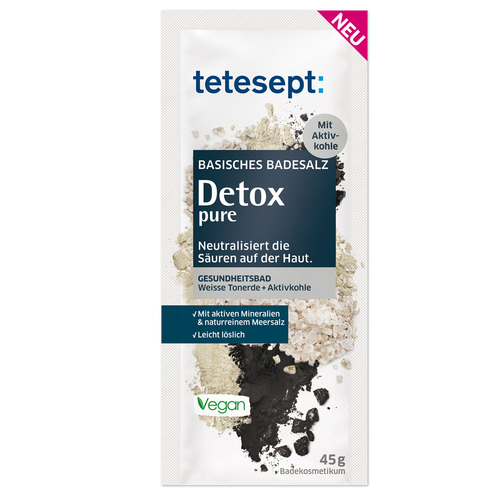 tetesept® Basisches Badesalz Detox pure