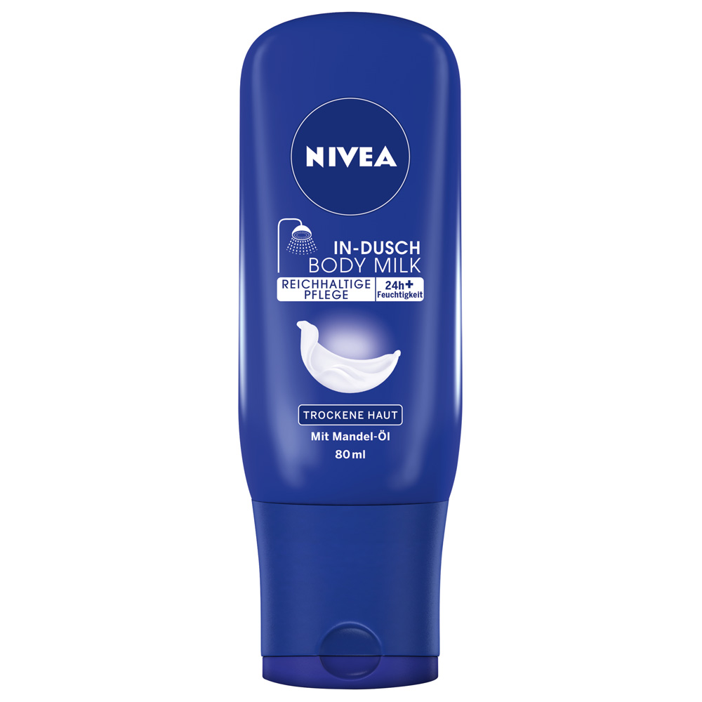 Nivea® In-Dusch Body Milk Mini (80 ml) - Milch - Beiersdorf AG/GB Deutschland Vertrieb Nivea® In-Dusch Body Milk Mini (80 ml) - Milch - Beiersdorf AG/GB Deutschland Vertrieb
