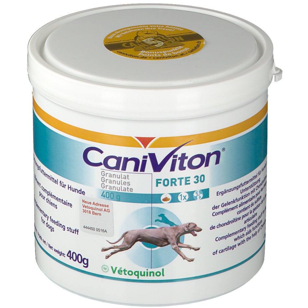 Caniviton® Forte 30 für Hunde (400 g) - Granulat - O'ZOO GmbH Caniviton® Forte 30 für Hunde (400 g) - Granulat - O'ZOO GmbH