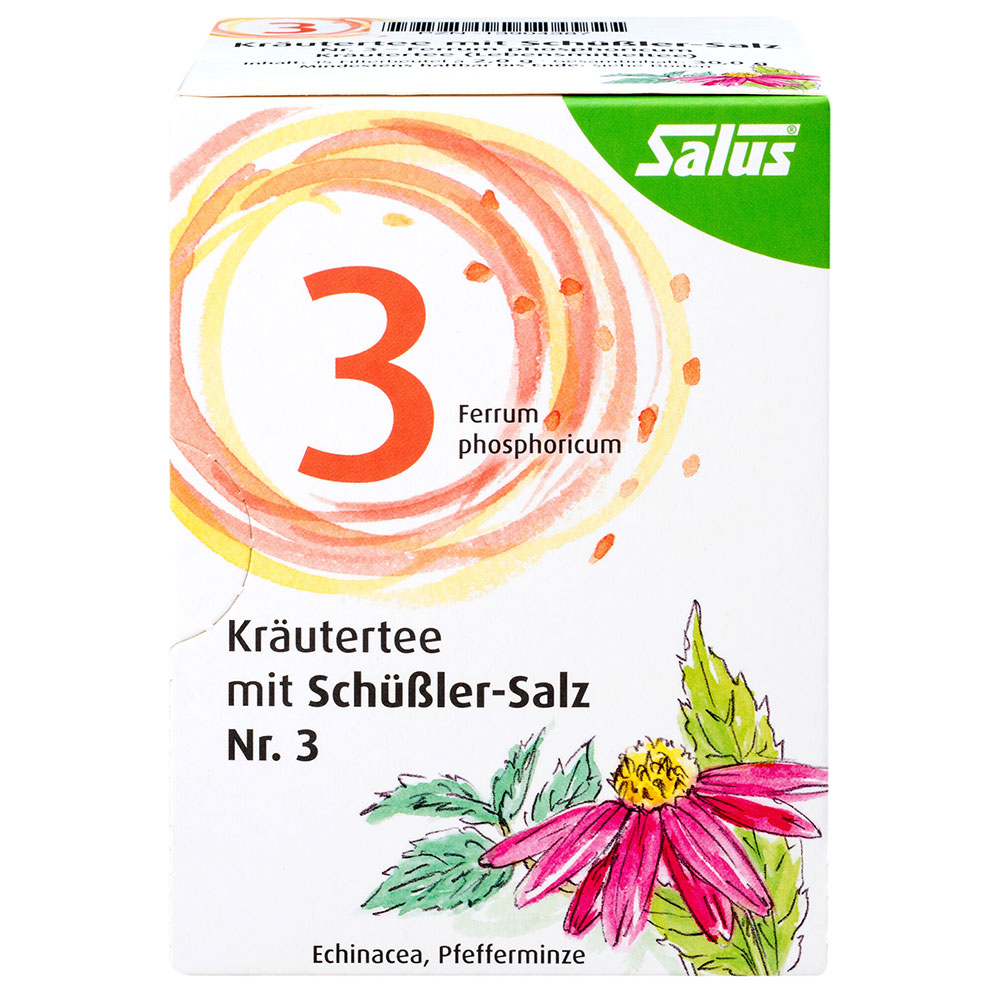 Salus® Kräutertee mit Schüßler-Salz Nr. 3 Ferrum phosporicum
