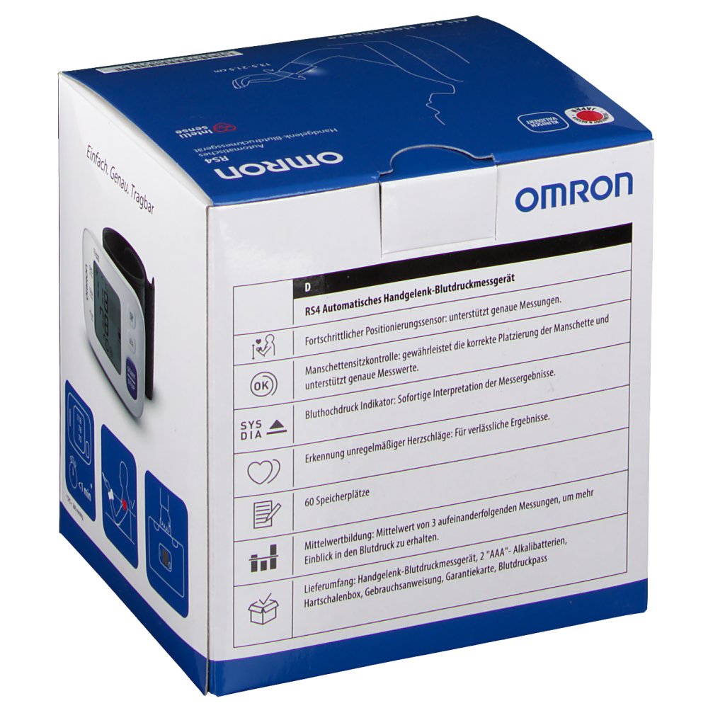 OMRON RS4 Handgelenk-Blutdruckmessgerät - shop-apotheke.com