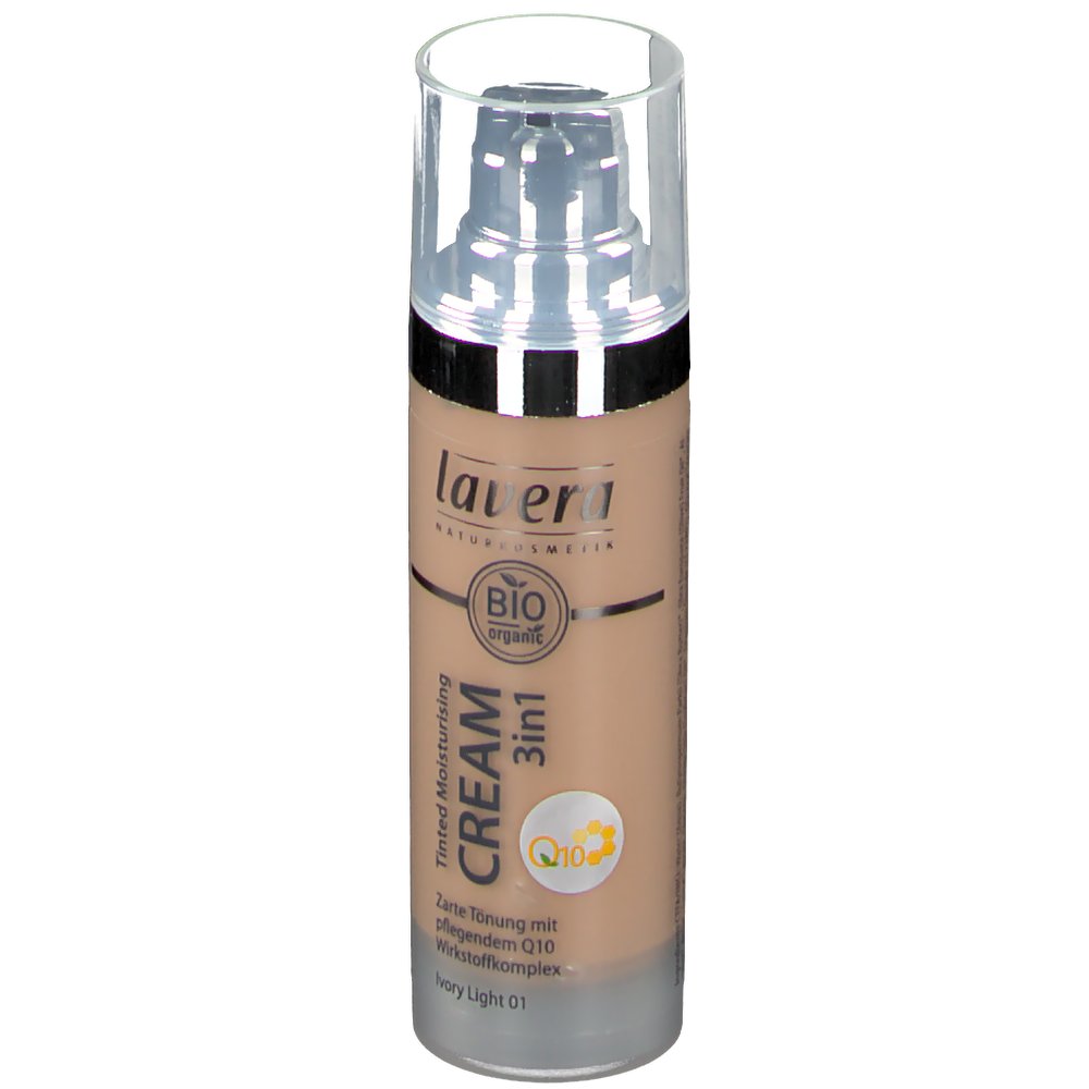 lavera Tinted Moisturising Cream 3In1 Q10 01 ivory light