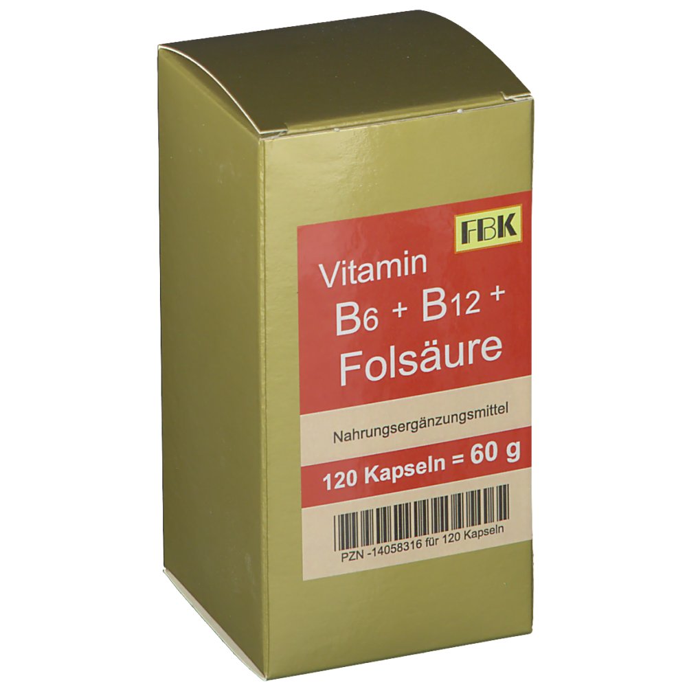 Vitamin B6+ B12+ Folsäure