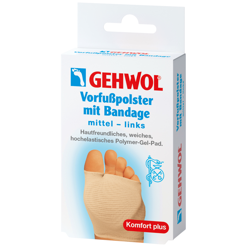 Gehwol® Vorfußpolster mit Bandage mittel links