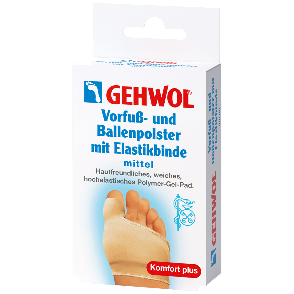 Gehwol® Vorfuß- und Ballenpolster mit Elastikbinde mittel