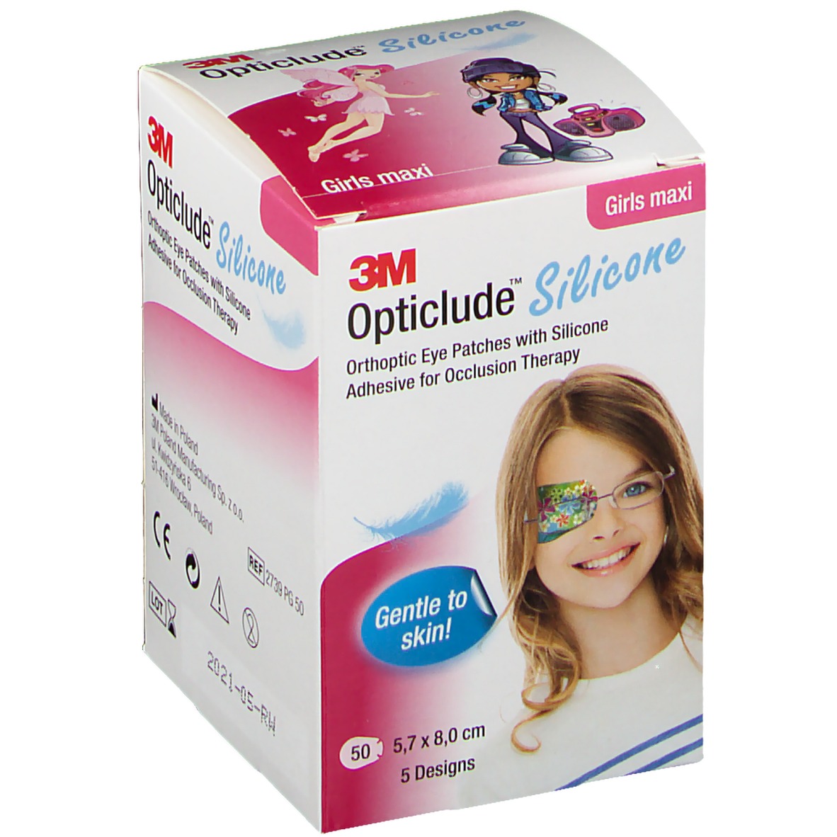 Opticlude 3M Silicone Girls maxi 5,7 x 8 cm