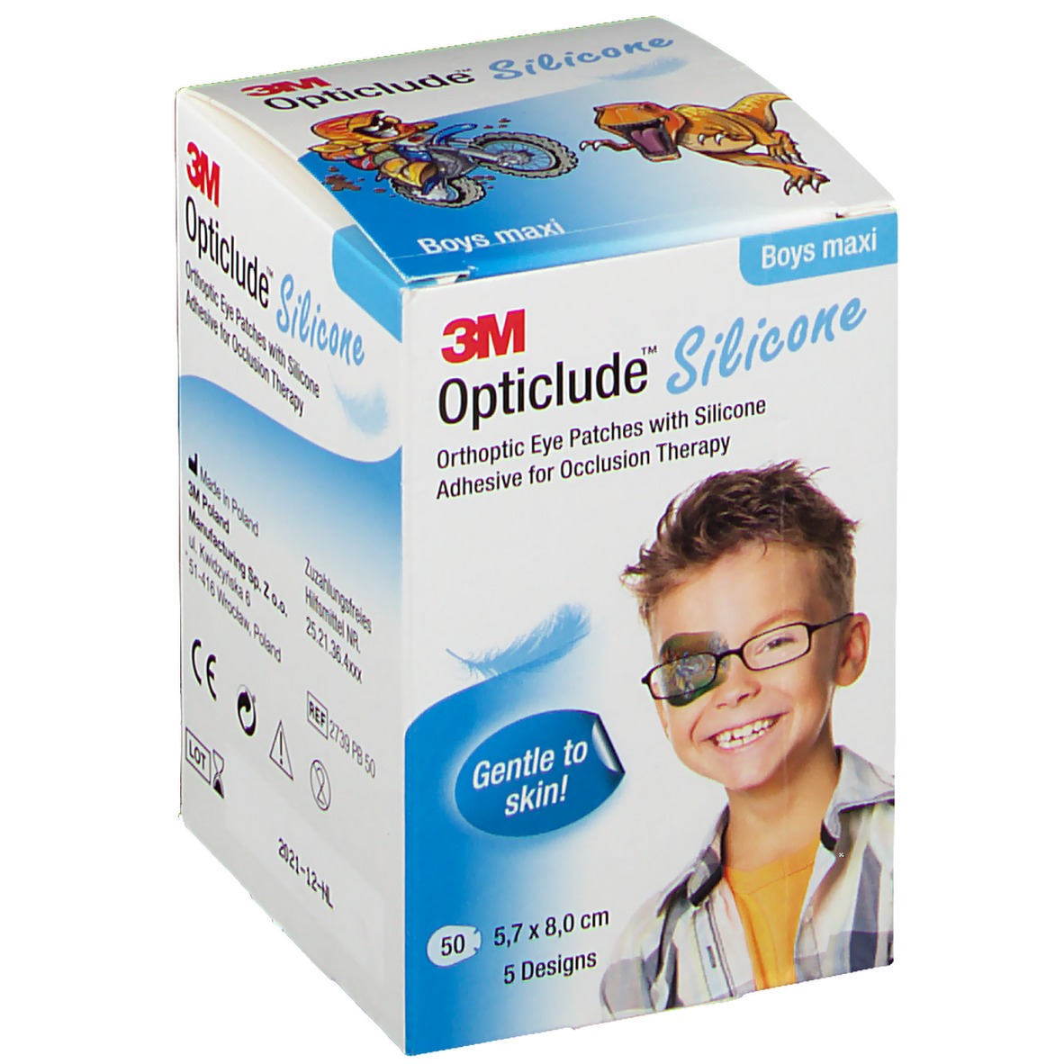 Opticlude 3M Silicone Boys maxi 5,7 x 8 cm