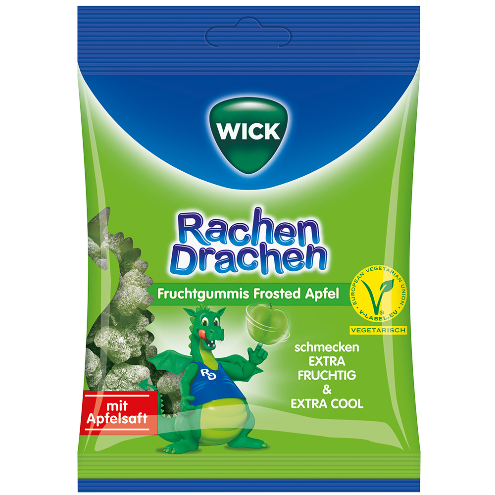 Wick Rachen Drachen Halsgummi Apfel
