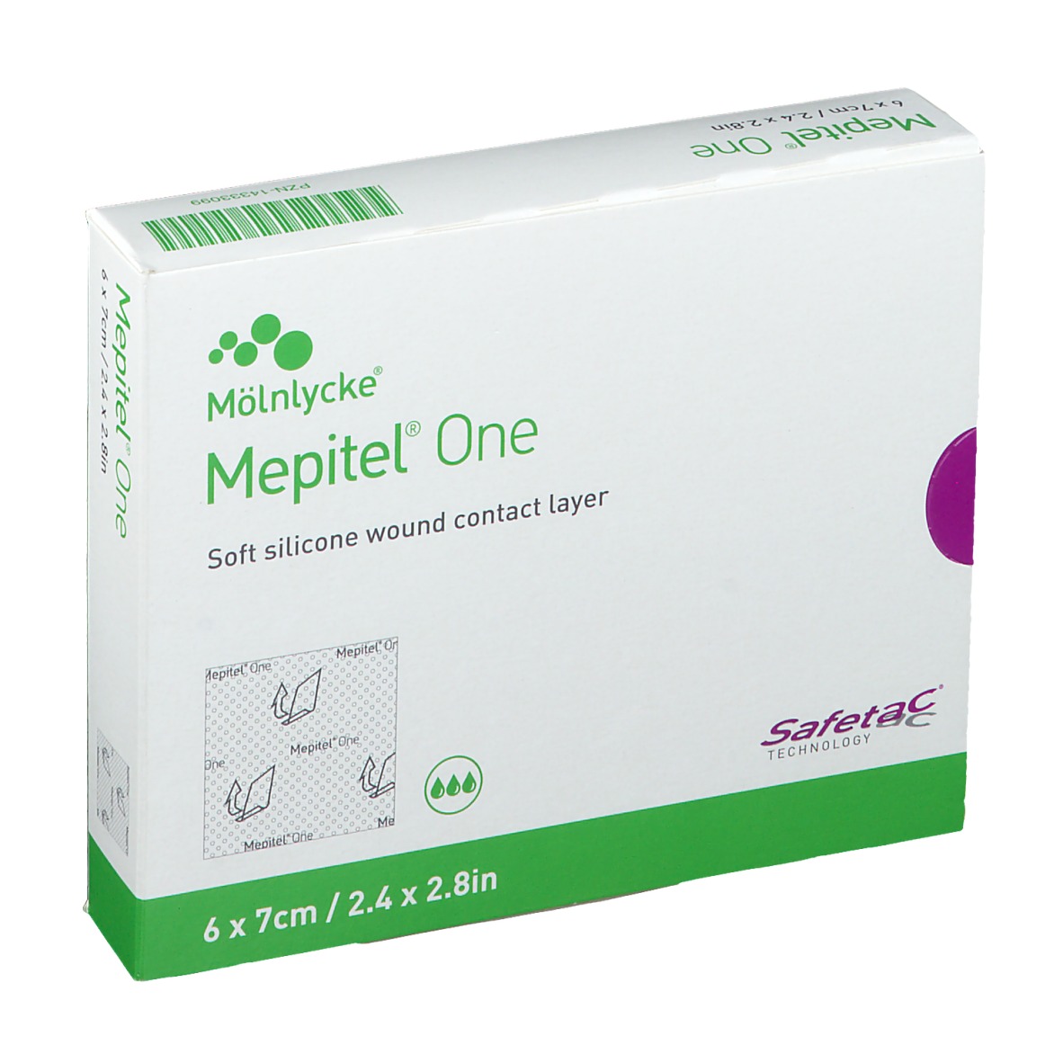 Mepitel® One 6 x 7 cm