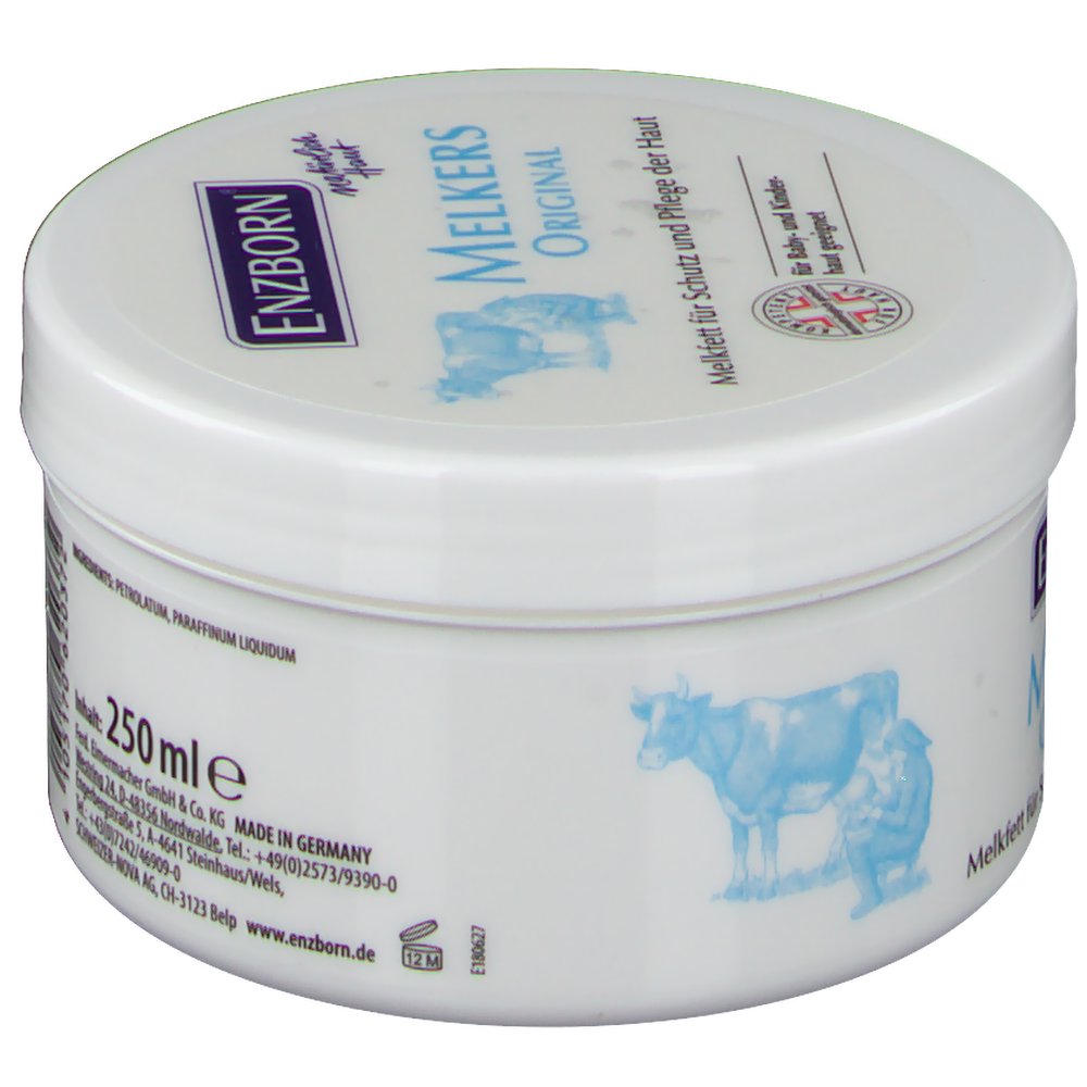 Enzborn Melkers Original Ringelblume 250ml, Melkfett Für Schutz Und Pflege Der Haut