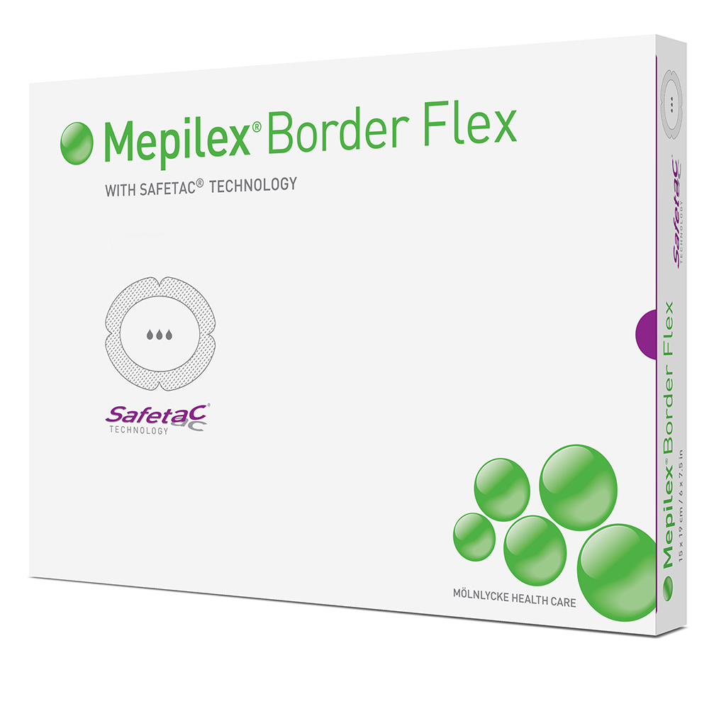 Mepilex® Border Flex 13 x 16 cm oval