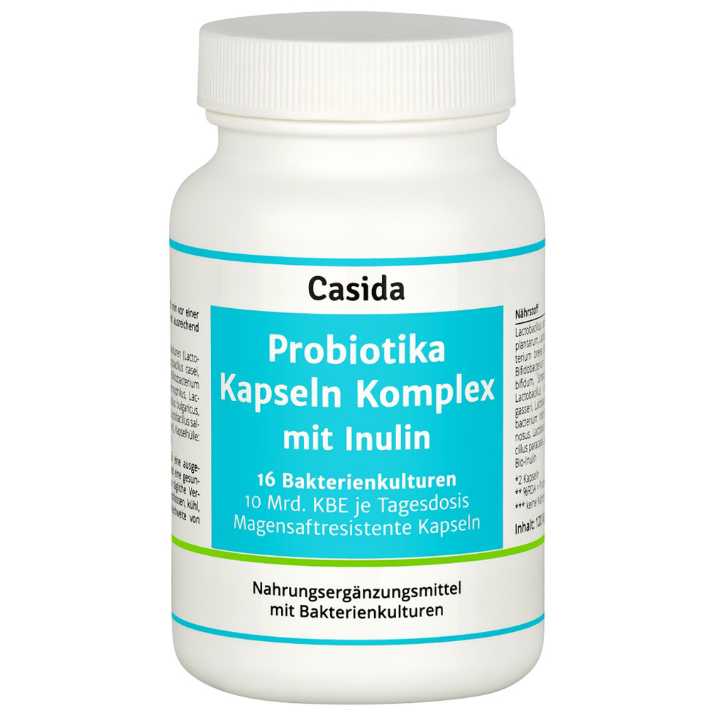 Casida Probiotika Kapseln Komplex mit Inulin