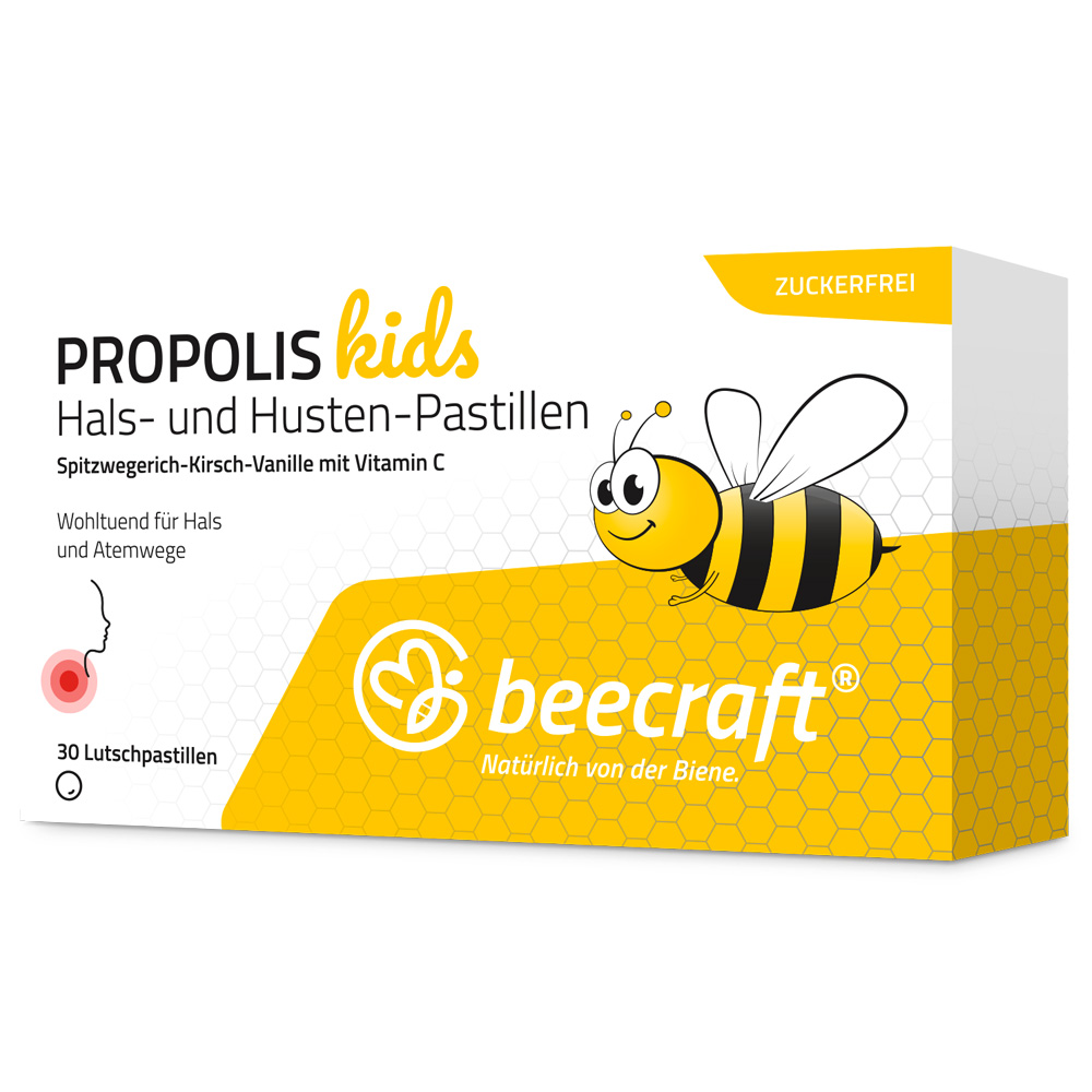 beecraft® Propolis kids Hals- und Husten-Pastillen