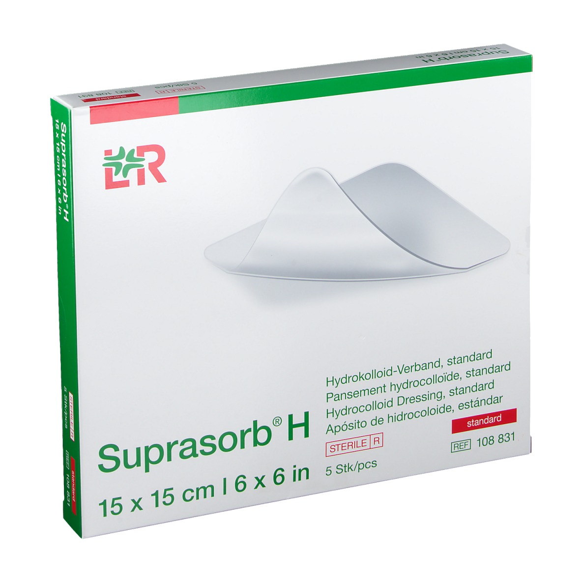 Suprasorb® H Hydrokolloid-Verband Standard 15 x 15 cm