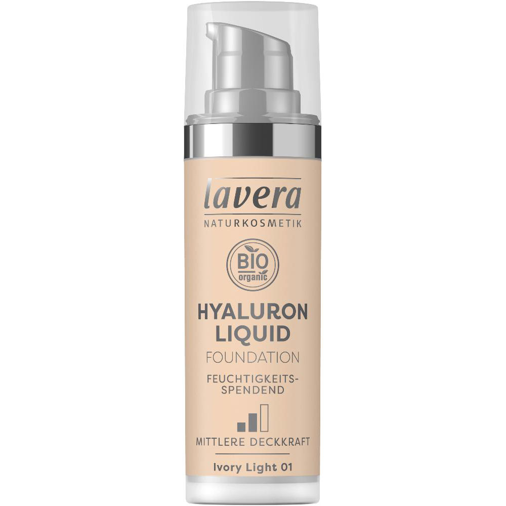 Lavera Hyaluron Liquid Foundation Ivory Light 01