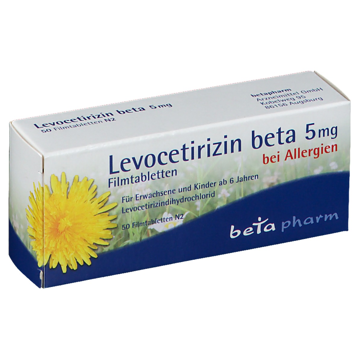 Levocetirizin beta 5 mg