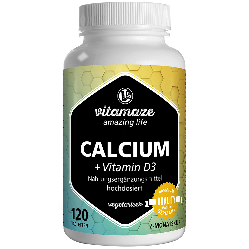 Vitamaze Calcium 600 mg + Vitamin D3 hochdosiert