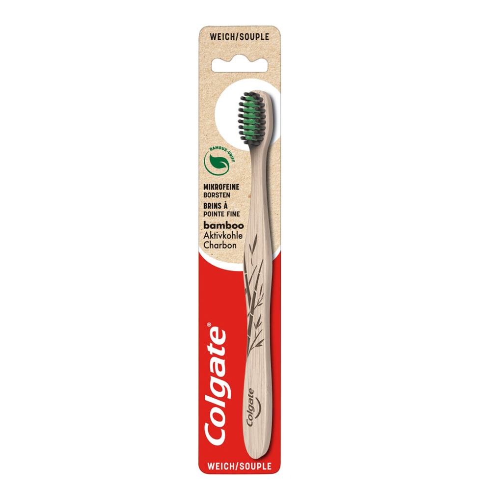 Colgate Bamboo Aktivkohle Zahnbürste