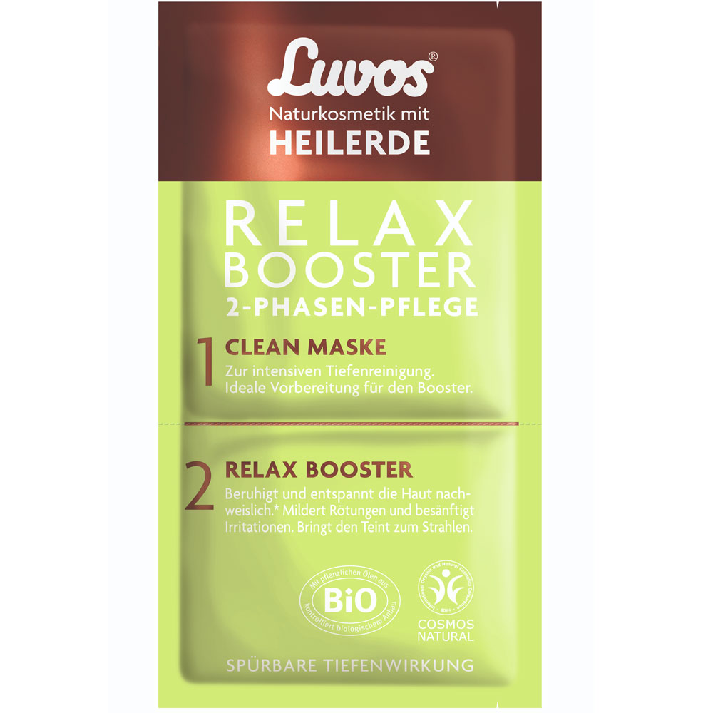 Luvos® Relax-Booster mit Clean Maske als 2-Phasen-Pflege