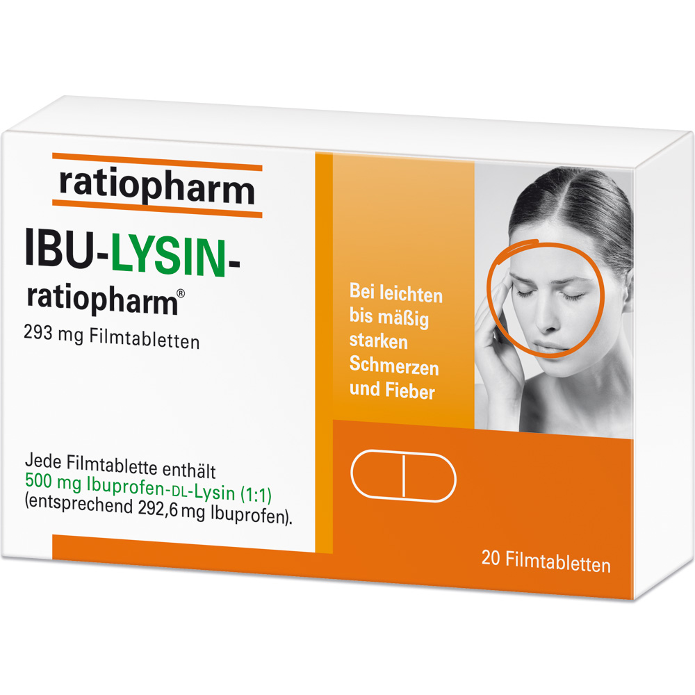 IBU-LYSIN-ratiopharm® 293 mg Filmtabletten