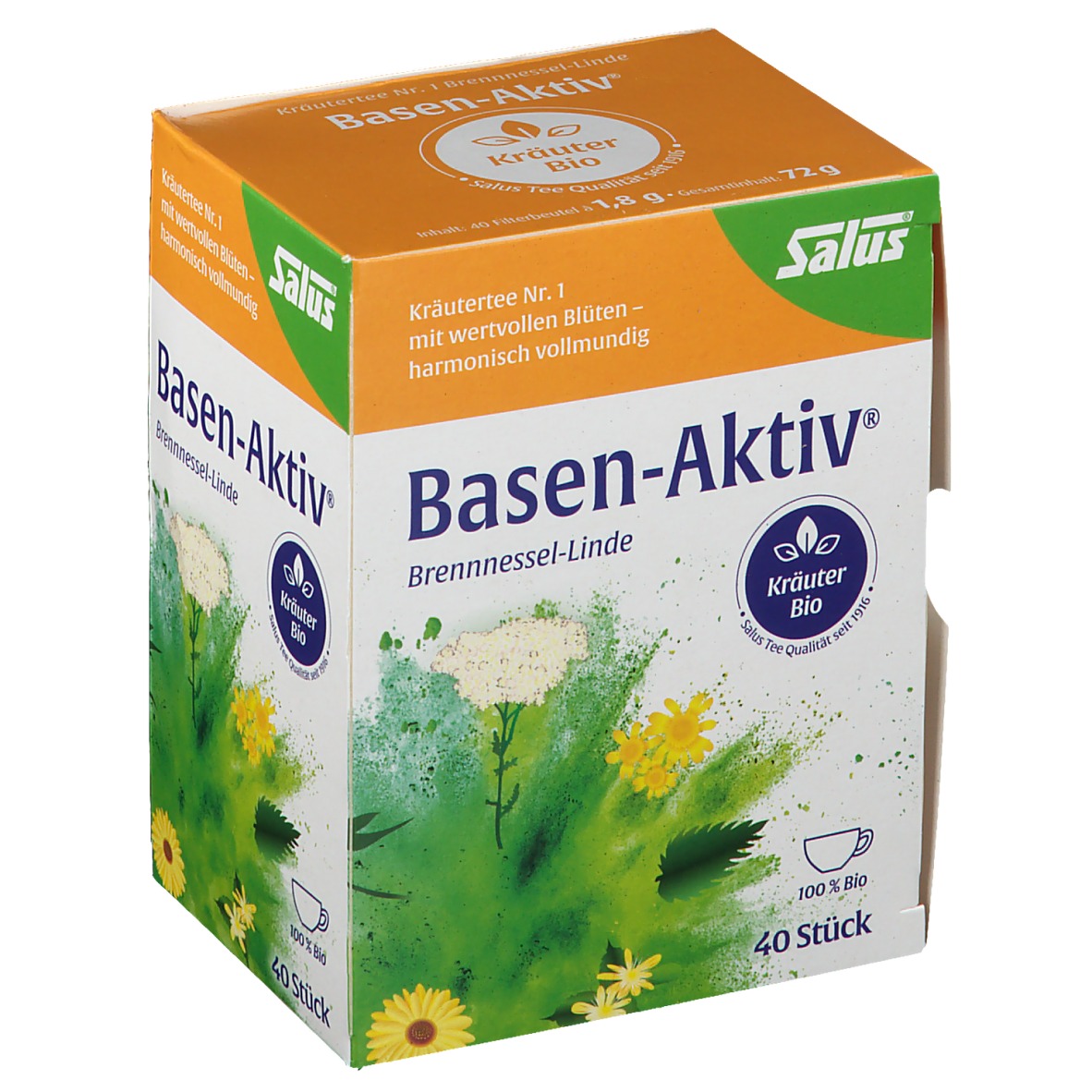 Salus® Basen-Aktiv® Kräutertee Nr. 1 Brennnessel-Linde